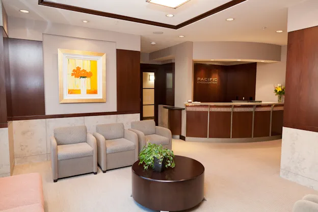 Pacific Endodontics office lobby