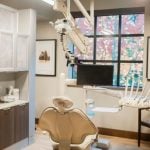 Pacific Endodontics patient room 