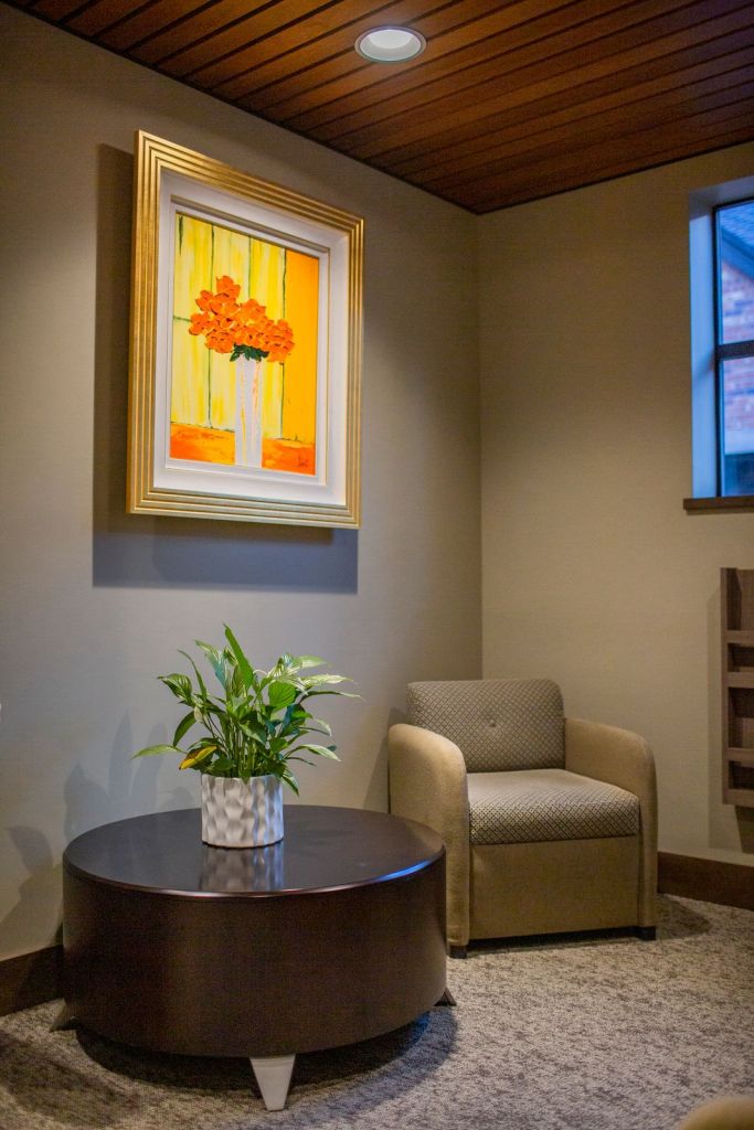 Pacific Endodontics waiting room